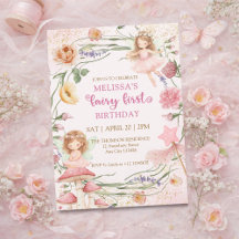 Aniversário de Jardim das Fadas Florais Rosa Capri