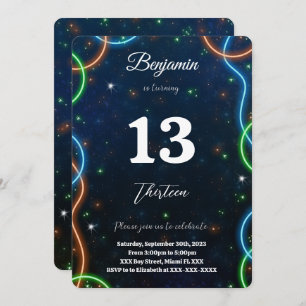 Convite Aniversário de Menino Editável