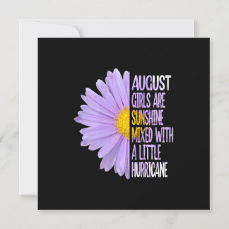 Convite Aniversário de Mulheres em Agosto Presente de Mulh