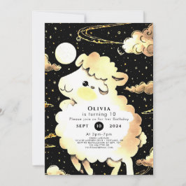 Convite Aniversário de Ovinos Personalizado Magnético