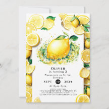 Aniversário de Pequeno Limão Bonito