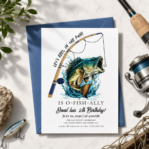 Convite Aniversário de pesca