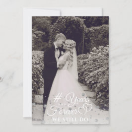 Convite Aniversário de Prata ANOS PARA SEMPRE Renovação de