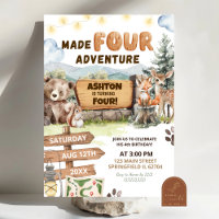 Aniversário de Quatro Aventuras em Acampamentos