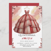 Aniversário de Quinceañera Rosa Dourada russa