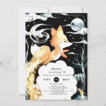 Aniversário de Raposa Encantada Simples