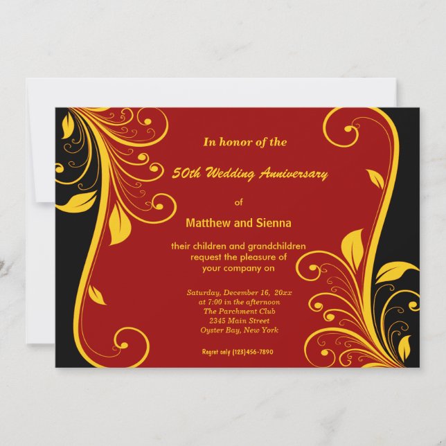 Convite Aniversário de Redemoinhos de Ouro (Frente)