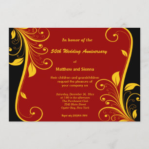 Convite Aniversário de Redemoinhos de Ouro