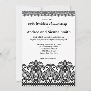 Convite Aniversário de rendas