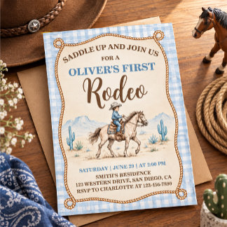 Convite Aniversário de Rodeio do Menino