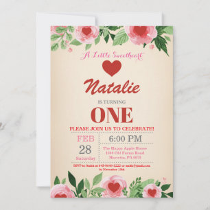 Convite Aniversário de São Valentão Nosso Pequeno Querido