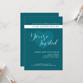 Convite Aniversário de Script Personalizado Profun