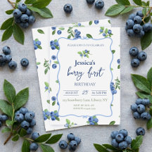 Aniversário de um ano da Blueberry