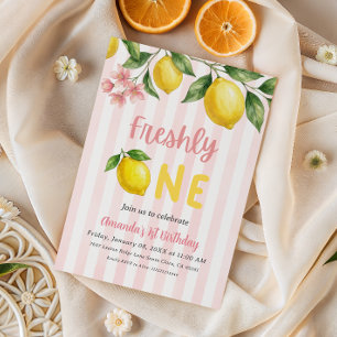 Convite Aniversário de Um Ano da Freshly One no Mercado de