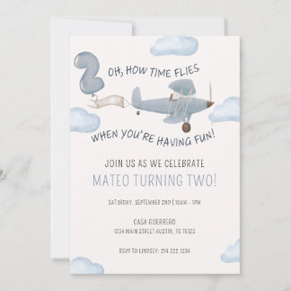 CONVITE ANIVERSÁRIO DE VOOS HORÁRIOS