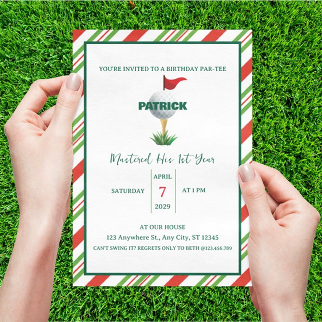 Convite Aniversário do 1º Aniversário do Partido Mestre Go (Criador carregado)