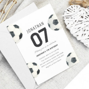 Convite Aniversário do 7 de Futebol do Game Time