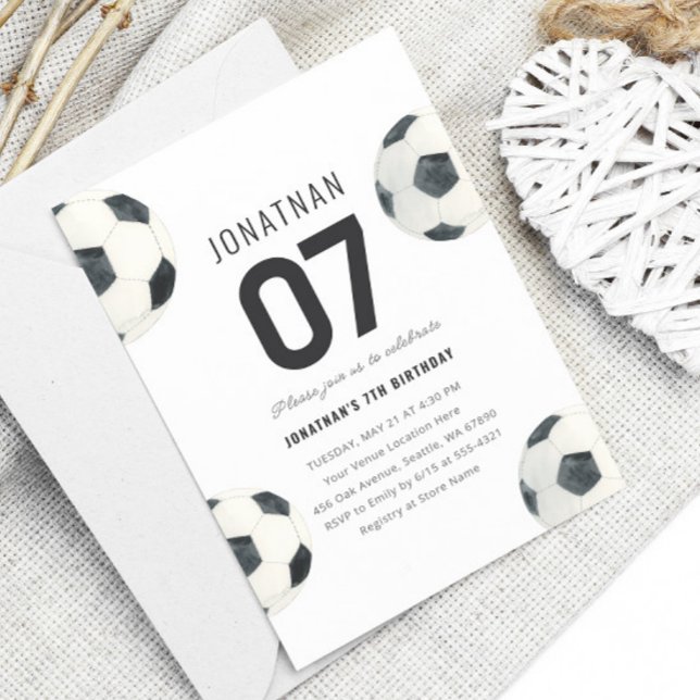 Convite Aniversário do 7 de Futebol do Game Time (Criador carregado)