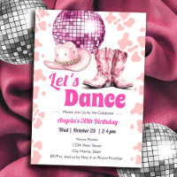 Aniversário do Adulto do Partido da Dança de Cowgi