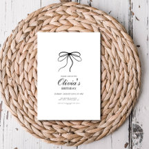 Aniversário do arco negro minimalista Elegante