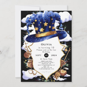 Convite Aniversário do Assistente de Aquarelas do Pastel W