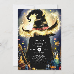 Convite Aniversário do Assistente de Cores Aquáticas Encan