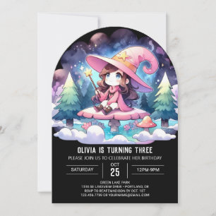 Convite Aniversário do Assistente de Enchantress Doce