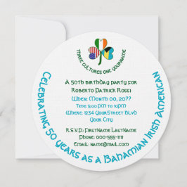 Convite Aniversário do Bandeira Irlandês da América Latina