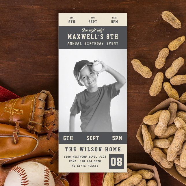 Convite Aniversário do Bilhete de Evento de Seleção de Cor (Criador carregado)