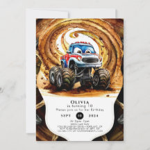 Aniversário do Caminhão Monstro das Rodas Simples