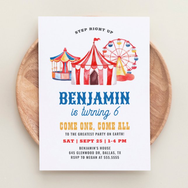 Convite Aniversário do Carnaval (Criador carregado)