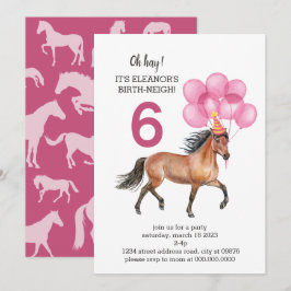 Convite Aniversário do Cavalo // Oh Hay É o seu Aniversári
