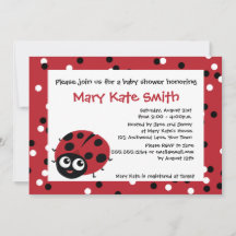 ANIVERSÁRIO DO CHÁ DE FRALDAS Vermelho-Ladybug