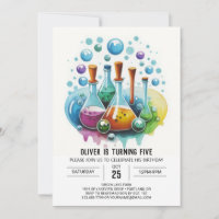 Aniversário do Cientista de Fusão de Frasco Person