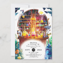 Aniversário do Cientista Mágico das Crianças Simpl