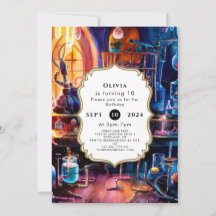 Aniversário do Cientista Mágico Infantil Pastel