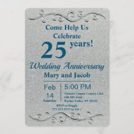 Convite Aniversário do Classy Silver