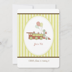 Convite Aniversário do Comboio