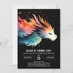 Convite Aniversário do Dragão Intenso Artístico