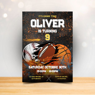 Convite Aniversário do esporte do ouro negro