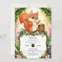 Aniversário do Esquilo Encantado do Pastel