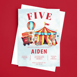 Convite Aniversário do Festival do Circo do Carnaval