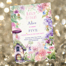 Aniversário do "Flautiter and twirt Fairy Garden W