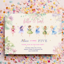 Aniversário do "Flautiter and twirt Fairy Garden W
