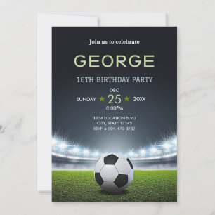 Convite Aniversário do Futebol