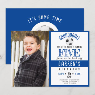 Convite Aniversário do Futebol de Cores de Água Bonitas