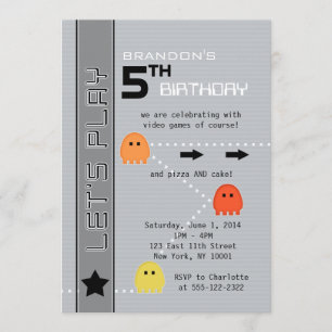 Convite Aniversário do Gamer