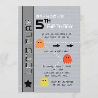 Convite Aniversário do Gamer