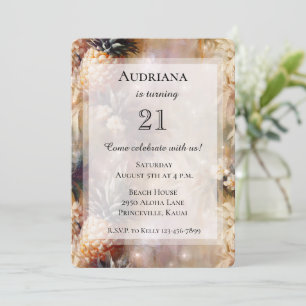 Convite Aniversário do Grito de Ananases Tropicais