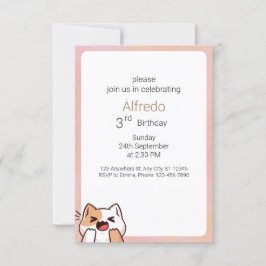 Convite Aniversário do Halloween Simples